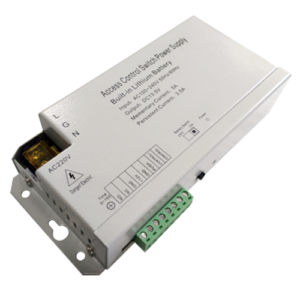 Alimentador para control de acceso - Configurable NO/NC - Salida DC 13.5V / 3.5A - Sin caja - Batería auxiliar 12V / 7Ah incluida - Montaje en superficie