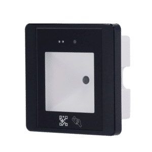 Lector de acceso - Acceso por tarjeta MF y QR - Indicador LED y acústico - Wiegand 26/34 - Compatible con equipos de terceros - Apto para interior | Montaje encastrado