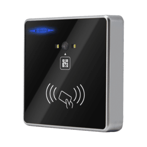 Lector de acceso de superficie - Acceso por tarjeta MF y QR - Indicador LED y acústico - Wiegand 26/34 - Compatible con equipos de terceros - Apto para interior | Montaje en superficie