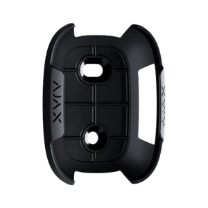 Soporte para botón de emergencia - Compatible con AJ-BUTTON-B y AJ-DOUBLEBUTTON-B - Instalación sencilla - Color negro