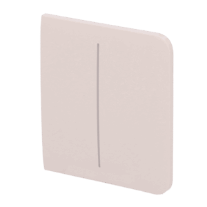 Panel táctil para interruptor de luz doble - Compatible con AJ-LIGHTCORE-2G - Retroiluminación LED - Panel táctil lateral sin contacto - Color marfil - Ajax - LightSwitch SideButton