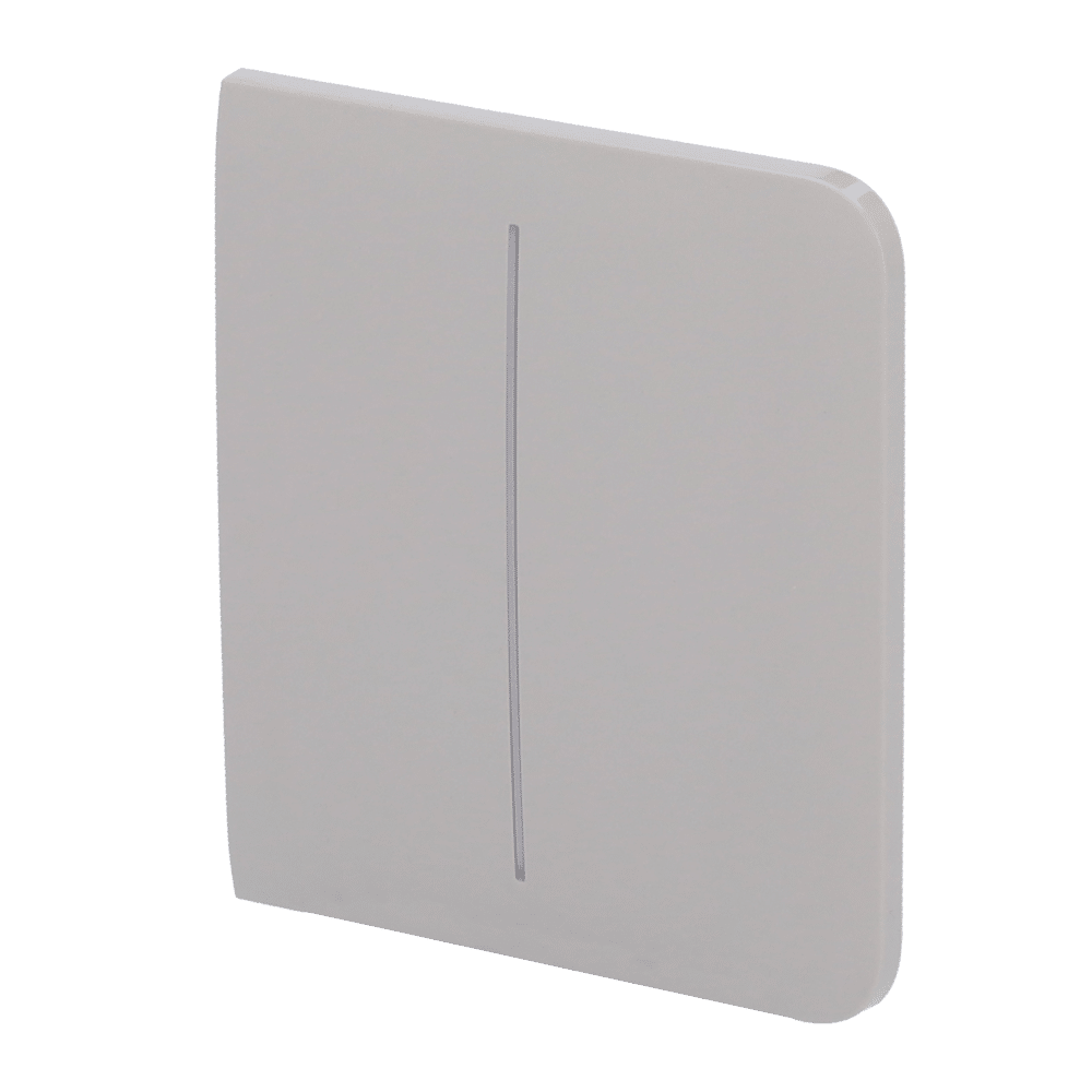 Panel táctil para interruptor de luz doble - Compatible con AJ-LIGHTCORE-2G - Retroiluminación LED - Panel táctil lateral sin contacto - Color oliva - Ajax - LightSwitch SideButton