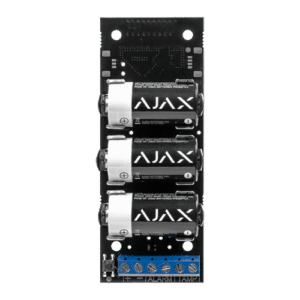 Transmisor vía radio - Inalámbrico 868 MHz Jeweller - Entrada cableada de alarma y tamper - Tamper anti-apertura (acelerómetro) - Salida de alimentación 3.3 V - Alcance espacio abierto 1600 m