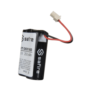 Safire - Pack de pilas CR17450 / 4/5A / CR8L - En retráctil con conector Molex 5284 - Voltaje 6 V / Litio - Capacidad nominal 2500 mAh - Compatible con detectores Visonic Next Cam PG2 y K9 PG2