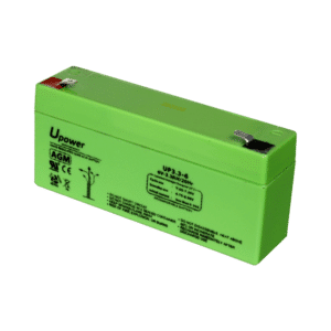 Upower - Batería recargable - Tecnología plomo ácido AGM - Voltaje 6 V - Capacidad 3.2 Ah - 66 x 134 x 34 / 670 g - Para respaldo o uso directo