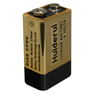 Huiderui - Pila CP9V - Voltaje 9.0 V - Litio - Capacidad nominal 1200 mAh - Compatible con productos del catálogo