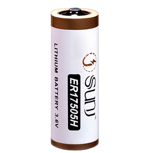 Pila ER17505H - Voltaje 3.6 V - Litio - Capacidad nominal 3600 mAh - Compatible con productos del catálogo