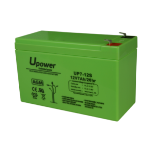 Upower - Batería recargable - Tecnología plomo ácido AGM - Voltaje 12 V - Capacidad 7.0 Ah - 93.5 x 151 x 65 mm / 2180 g - Para respaldo o uso directo