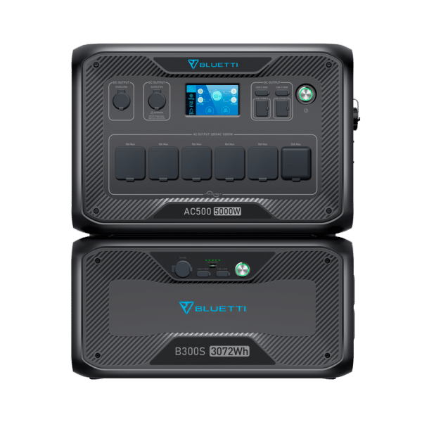 Kit batería doméstica - Gran capacidad 3072Wh - Potencia 5000W - Salidas y formas de recarga múltiple - Control a través de la APP (Wifi y Bluetooth) - Respaldo doméstico UPS 24/7