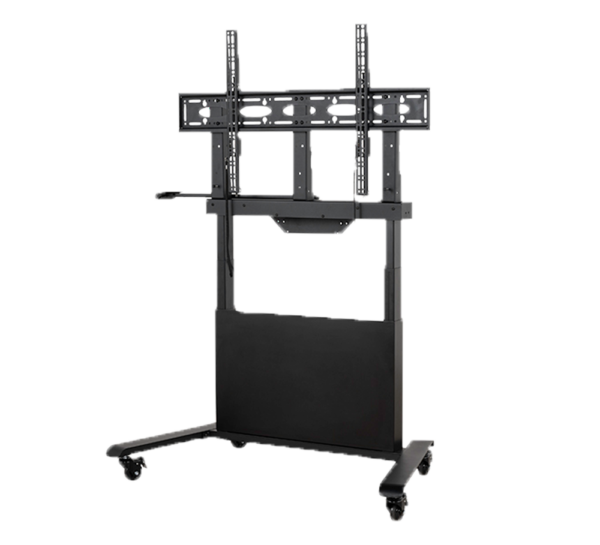 Soporte motorizado a suelo con ruedas - Hasta 86" - Max peso 100Kg - VESA 1000x600mm - Altura regulable