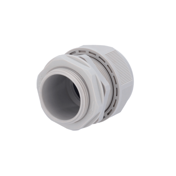 Racor impermeable - Plástico - Diámetro 24~32mm - IP68 - Color gris