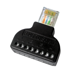 Adaptador de RJ45 a terminal - Conector RJ45 macho - 8 terminales