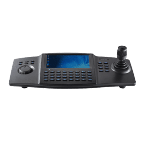 Teclado IP Hikvision - Doble interfaz: directo o red - Pantalla 7" LCD 1024x600 - Red por IP con conector RJ45 - Joystick 4 axis