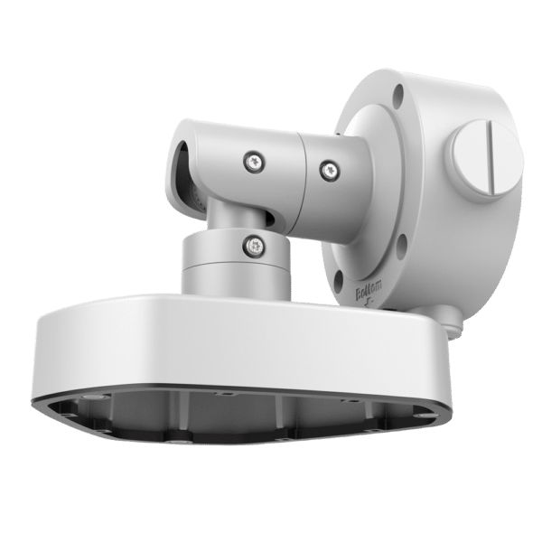 Soporte de pared - Apto para domo - Apto para uso en exterior - Color blanco - Pasador de cables