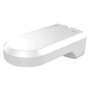 Soporte de pared - Apto para fijación en poste - Color blanco - Material endurecido con tratamiento de spray