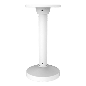 Soporte techo - Altura 565 mm - Apto para uso en exterior - Color blanco - Fabricado en aluminio - Pasador de cables
