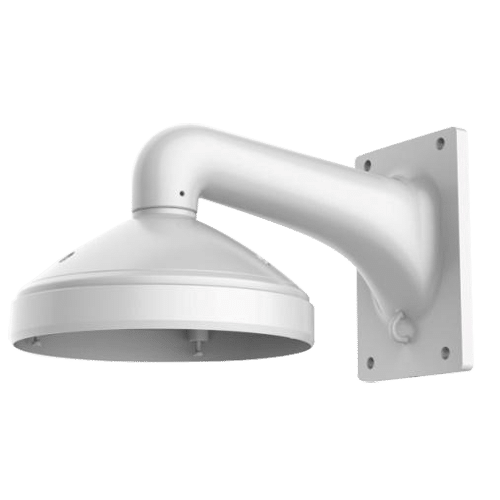 Soporte de pared - Caja de conexiones - Apto para uso en exterior - Color blanco - Pasador de cables