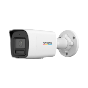 Hikvision - Cámara Bullet IP gama Value - Resolución 2 Megapíxel (1920x1080) - Lente 4 mm | ColorVu - Luz híbrida (IR+blanca) 30 m | PoE IEEE802.3af  - Detección de movimiento 2.0 | IP67