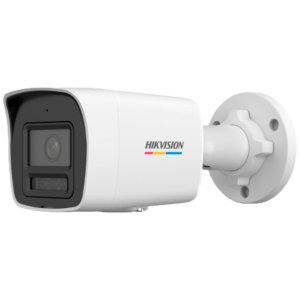 Hikvision - Cámara Bullet IP gama Value - Resolución 2 Megapíxel (1920x1080) - Lente 2.8 mm | ColorVu | MicroSD - Luz híbrida 30 m | PoE IEEE802.3af  - Detección de movimiento 2.0 | IP67