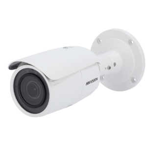 Hikvision - Cámara Bullet IP gama CORE - Resolución 4 Megapixel (2560x1440) - Lente varifocal motorizada 2.8~12 mm - EXIR IR alcance 50 m | PoE | Alarmas | Audio - Detección de movimiento 2.0 | Impermeable IP67