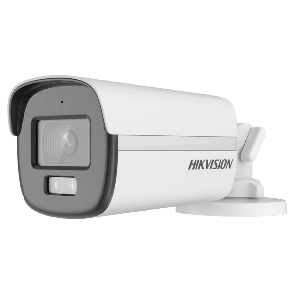 Hikvision - Cámara Bullet 4en1 Gama VALUE - Resolución 3K (2960x1665) - Lente 3.6  mm | Luz híbrida alcance 40 m - Audio sobre coaxial | Micrófono integrado - IP67