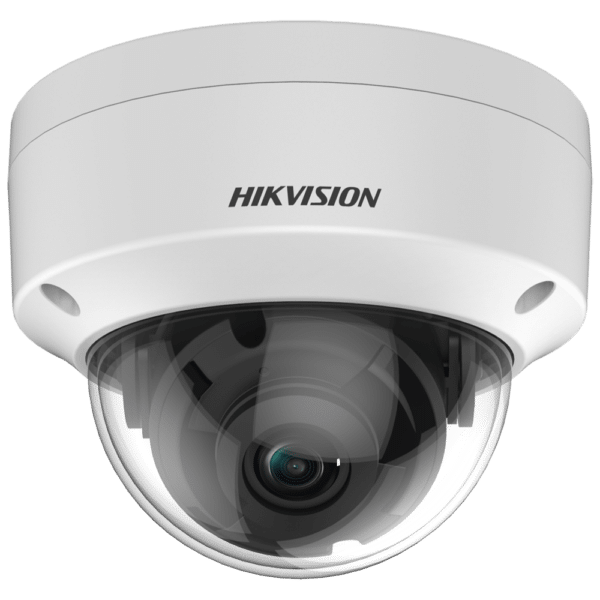Hikvision - Cámara Domo HDTVI Gama Value - Resolución 5 Megapíxel (2560x1944) - Lente 2.8 mm - Smart IR Alcance 20 m - Impermeable IP67