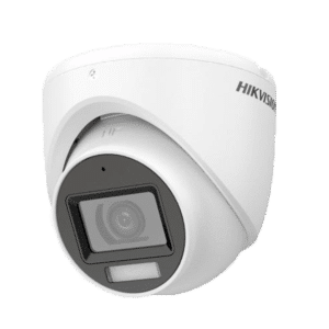 Hikvision - Cámara Domo 4en1 Gama Value - Resolución 1080p (1920x1080) - Lente 2.8 mm | Audio sobre cable coaxial - Dual light: IR 30 m