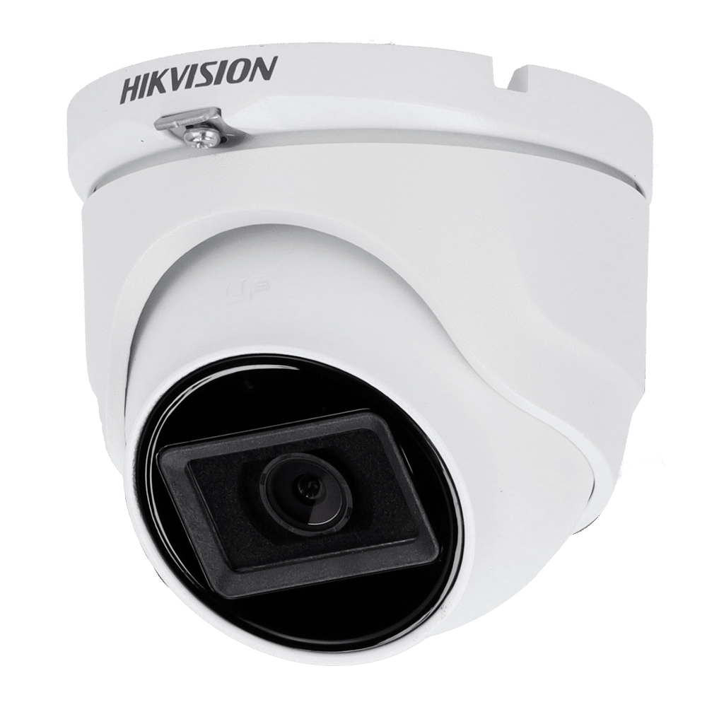 Hikvision - Cámara Domo 4en1 Gama CORE - Resolución 5 Megapíxel (2560x1944) - Lente 2.8 mm | Smart IR Alcance 30 m - Audio sobre coaxial | Micrófono integrado - Impermeable IP67