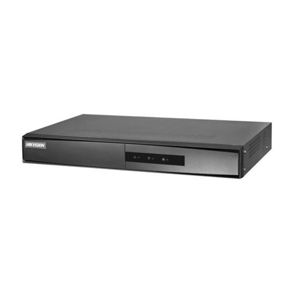 Hikvision - Gama VALUE - Grabador NVR para cámaras IP - 8 CH vídeo PoE 75 W / Resolución máxima 4 Mpx - Ancho de banda 60 Mbps - Admite 1 disco duro