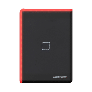 Lector de acceso - Acceso por tarjeta EM - Indicador LED y acústico - Wiegand 26/34 | RS485 - Compatible con controladoras Hikvision - Apto para exterior IP65
