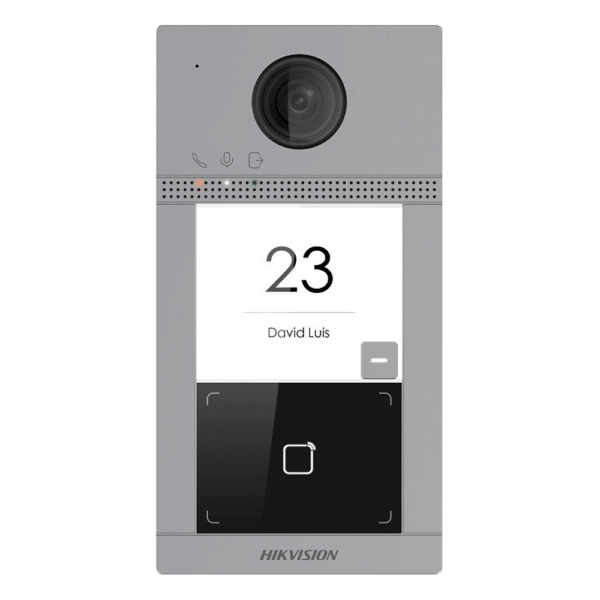 Videoportero IP WiFi - Cámara 2 Mpx | Audio bidireccional - Apertura con tarjeta MF | 2 relés - App móvil con o sin monitor - Apto para exterior IP65 | IK08 - Montaje en superficie | PoE