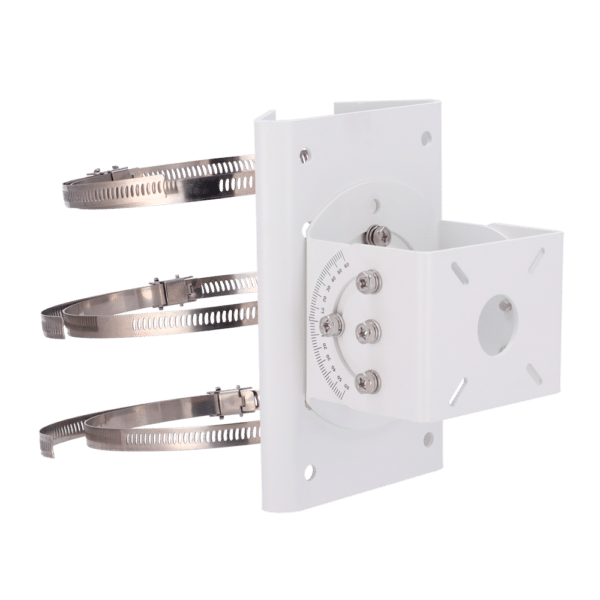 Soporte para montaje vertical en poste - Para radar de intrusión - Material de la carcasa: acero - Apto para uso en exterior