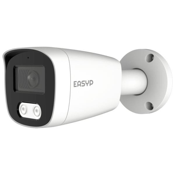 EASY-P - Cámara Bullet IP AI - Resolución 4 Megapíxel (2688x1512) - Lente Motorizada 2.8 mm | IR 25m - Soporte Nativo de Motion Detect 2.0 y UMD - Impermeabilidad IP67 | PoE (IEEE802.3af) | P2P