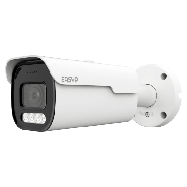 EASY-P - Cámara Bullet IP AI - Resolución 4 Megapíxel (2688x1512) - Lente Motorizada 2.7~13.5 mm | IR 40m - Soporte Nativo de Motion Detect 2.0 y UMD - Impermeabilidad IP67 | PoE (IEEE802.3af) | P2P
