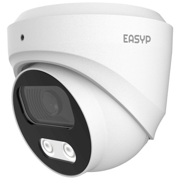 EASY-P - Cámara Turret IP AI - Resolución 4 Megapíxel (2688x1512) - Lente Motorizada 2.8 mm | IR 25m - Soporte Nativo de Motion Detect 2.0 y UMD - Impermeabilidad IP67 | PoE (IEEE802.3af) | P2P