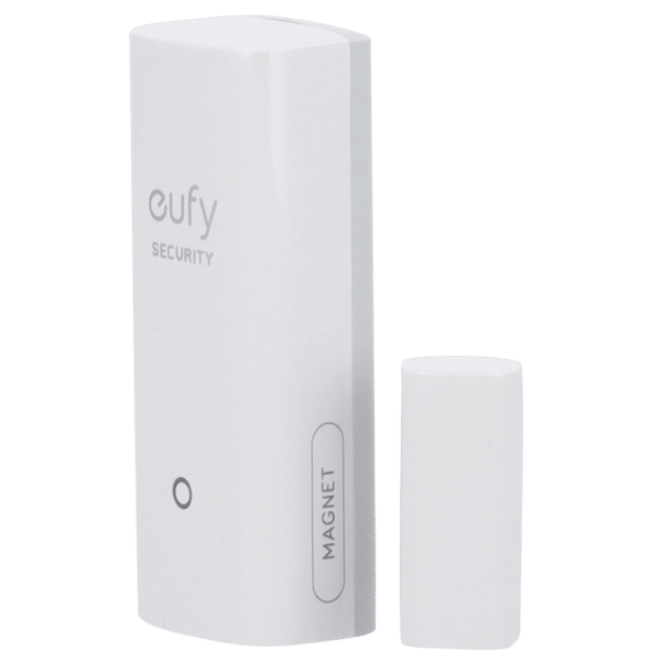 Sensor de apertura Eufy by Anker  - Inalámbrico 868 MHz - Compatible con el sistema de alarma Eufy - Botón de enlace rápido a HomeBase - Funcionamiento a pilas - Fácil instalación