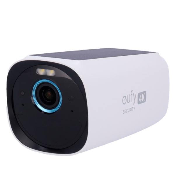 Camara 4K para  HomeBase3 Eufy by Anker - 13000 mAh / Sensor PIR + Humanos - Comunicación de  baja frecuencia RF - Audio bidireccional - Autonomía hasta 1 año - Apta para exterior IP67