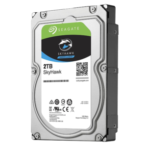 Disco duro Seagate Skyhawk - Capacidad 2 TB - Interfaz SATA 6 Gb/s - Modelo ST2000VX003 - Especial para Videograbadores - Suelto o instalado en DVR