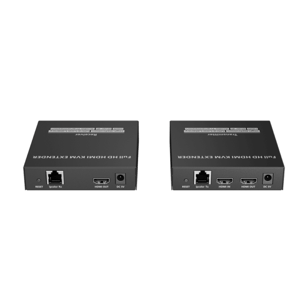 Extensor HDMI con KVM - Emisor y receptor - Alcance 150 m - Sobre cable UTP Cat 7 - Hasta 1080p@60Hz - Alimentación DC 5 V