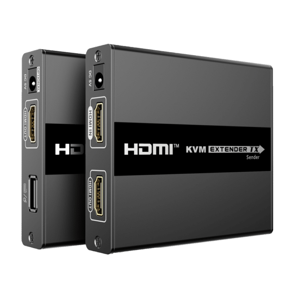 Extensor HDMI con KVM - Emisor y receptor - Alcance 60 m - Sobre cable UTP Cat 6 - Hasta 1080p@60Hz - Alimentación DC 5 V