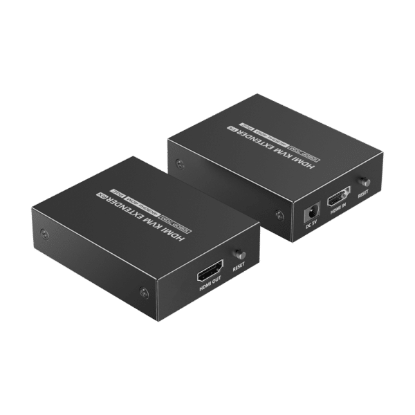 Extensor HDMI con KVM - Emisor y receptor - Alcance 70 m - Sobre cable UTP Cat 7 - Hasta 4K@30Hz - Alimentación DC 5 V