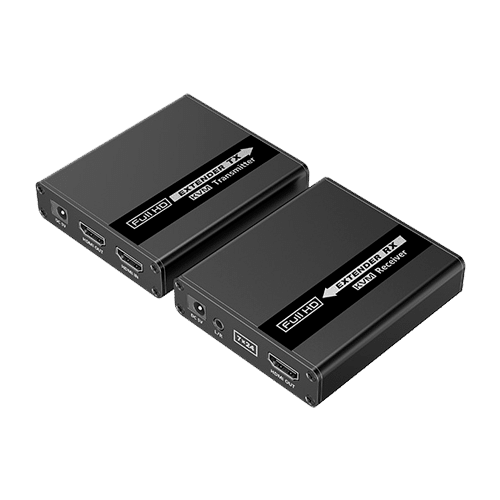 Extensor HDMI/USB por cable Ethernet CAT6/6A/7 - Emisor y receptor - Alcance 70 m - Hasta 1080p - Soporta salida audio PCM/LPCM/DTS HD/ DTS AUDIO