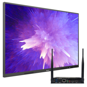 Pantalla interactiva HISENSE 75" 4K - Transmisión inalámbrica - Resolución 3840x2160 - Entradas HDMI