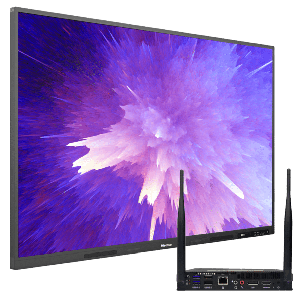 Pantalla interactiva HISENSE 86" 4K - Transmisión inalámbrica - Resolución 3840x2160 - Entradas HDMI