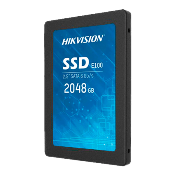 Disco duro Hikvision SSD 2.5" - Capacidad 2 TB - Interfaz SATA III - Velocidad de escritura hasta 430 MB/s - Vida útil de larga duración - 960 TBW