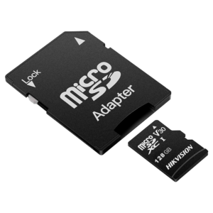 Tarjeta de memoria con adaptador Hikvision - Capacidad 128 GB - Clase 10  | Velocidad escritura 20MB/s - Hasta 300 ciclos de escritura - Formato FAT32 - Ideal para móviles