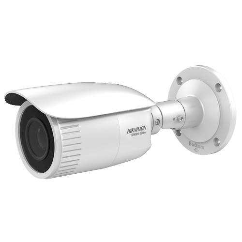 Cámara IP 4 Megapixel Hikvision - 1/3" Progressive Scan CMOS - Compresión H.265+ / H.265 - Lente motorizada 2.8~12 mm Autofocus - EXIR IR LEDs Alcance 30 m - WDR | 3DNR | BLC | IP67 | SD Slot
