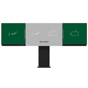 Compatible con interactiva IB-TE-YL-75E2  - Pizarra lateral izquierda para tiza  - Pizarra lateral derecha para tiza - Digitalización de escritura en Windows - Soporte pared-suelo regulable