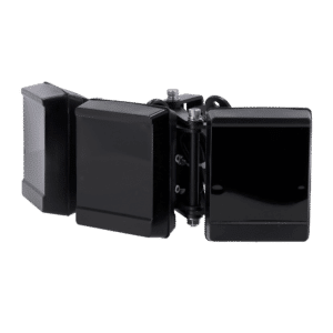 Foco infrarrojo de alcance 100~160m - Iluminación por LEDs de 850 nM - 18 Lámparas IR LED - Apertura del haz  15°~45º - Intensidad y umbral regulables - Impermiable IP66