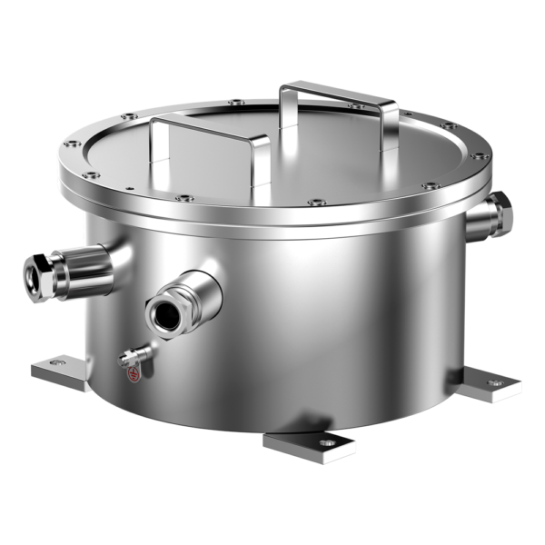 Caja de conexiones Explosion-Proof ATEX - Para conexionado de cableado - Acero inoxidable 316L - Pasador de cables - Grado de protección IP68